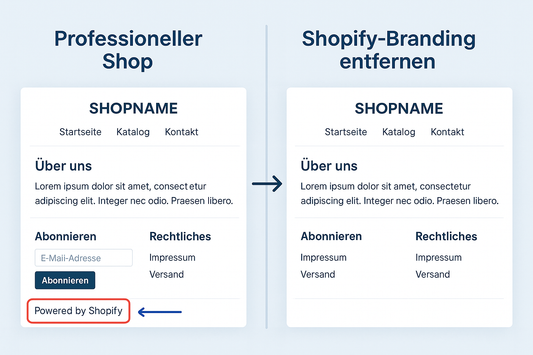 Powered by Shopify entfernen – so machst du deinen Shop professioneller