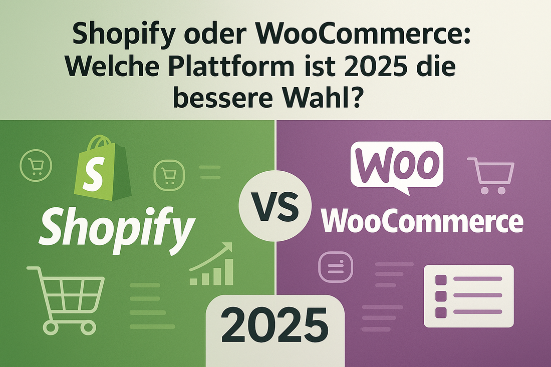 Shopify oder WooCommerce: Welche Plattform ist 2025 die bessere Wahl?
