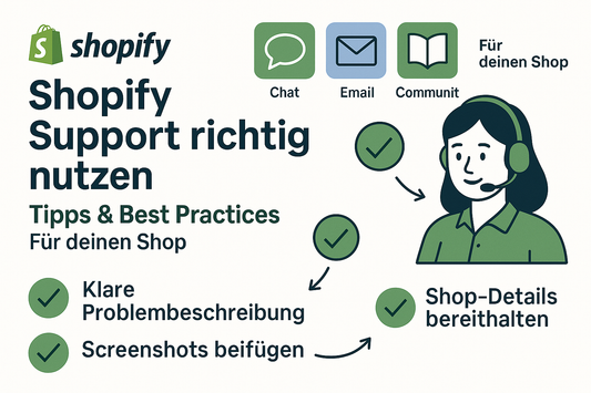 Shopify Support richtig nutzen: Tipps und Best Practices für deinen Shop