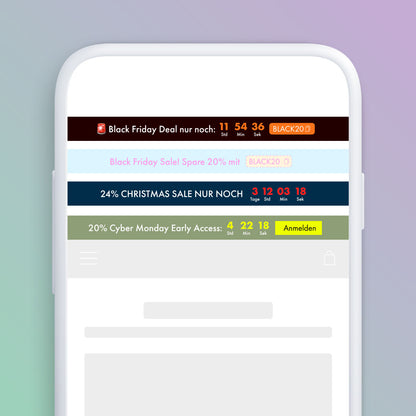 Q4 Ankündigungsleiste 2in1 (Countdown & Code Copy)